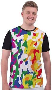 เสื้อยืดแขนสั้นพิมพ์ลายสตรีทเสื้อยืดพิมพ์โลโก้ตามสั่งสำหรับ3D เสื้อยืดไมโครไฟเบอร์สีทึบพิมพ์ลายโลโก้ตามสั่ง - Product Image 2