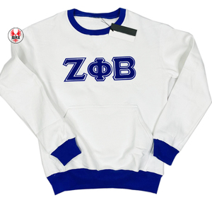 เสื้อสเวตเชิ้ตคอกลมคอกลมพิมพ์ลายโลโก้ Zeta phi Beta - Product Image 3