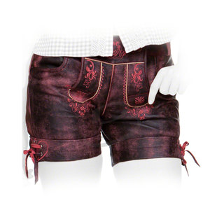 Oktoberfest Lederhosen Femmes En Cuir Véritable-Original Femmes Lederhosen de Allemagne Oktoberfest (Autriche Beerfest Hosen) - Product Image 1