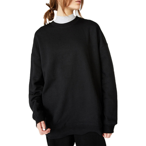 Fashion winter drop shoulder casual half zip up multi color block women's sweatshirts - Product Image 1