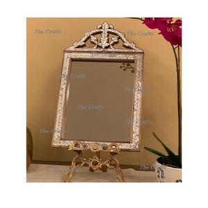 Classic Design <b>Mirror</b> <b>Frame</b> In Mother Of Pearl And <b>Wooden</b> Wall Decor <b>Mirror</b> <b>Frame</b> For Home Drawing Room Use - Product Image 1