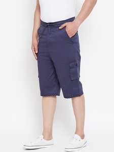 Nouveaux shorts cargo décontractés pour hommes, 100% coton, impression numérique, respirants, pour la plage et la salle de sport - Product Image 3