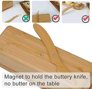 Elegant Wooden Butter Dish in <b>Large</b> Size Solid Design Ideal for Premium Tabletop Storage and Serving - Product Image 6