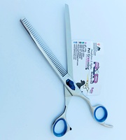 Rgill Ciseaux 8.0 Pouces JP420J2 Acier Dent de Requin À Effiler Droite Courbe Double Dents Ciseaux 5 pcs Pet Toilettage Cisailles Kit