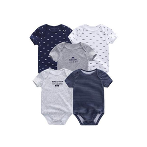 Peleles de bebé de punto de algodón orgánico 100, ropa de recién nacido personalizada, ropa de bebé GOTS certificada, proveedores indios, peleles de bebé - Product Image 1