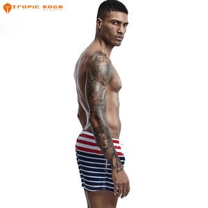 Custom Your Own Fashion Design Sublimation Printing Men's Polyester Spandex Fabric Swim Beach Shorts - Product Image 2