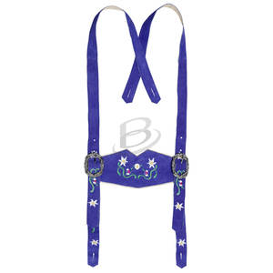 Disfraz de Halloween para Mujer, Estilo Bávaro, Sexy, Vestido de Camarera, Lederhosen, Resistente al Viento, con Bordado Floral, para Oktoberfest - Product Image 6