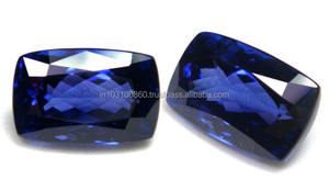 High Quality 100% Natural Tanzanite Loose Faceted <b>Rectangular</b> Cut Healing Birthstone Gemstones for DIY Jewelry Making Use Bulk - Product Image 4