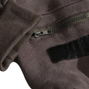 Sudadera con capucha unisex, ropa de calle de alta calidad, con botón bordado personalizado, toalla, nueva - Product Image 6