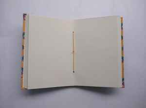 Journal indien gaufré fait à la main, Journal de bord avec cravate de couleur jaune, pour Journal intime, cadeau - Product Image 5