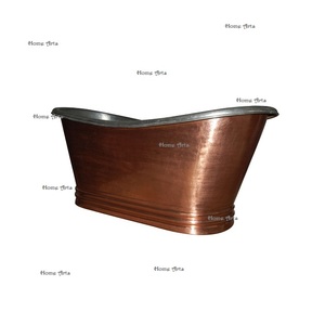 Antique Design Copper Hammered Bathing Tub Customized Size And Shape Bathing Tub With Highest Quality In Bulk - Product Image 4