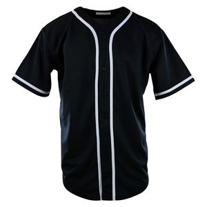 เต็มสีดำสีขาวท่อปากีสถานทำโรงงานขายส่งราคาที่เหมาะสมที่มีคุณภาพสูง100% โพลีเอสเตอร์ผ้าเบสบอลย์บุรุษ - Product Image 1