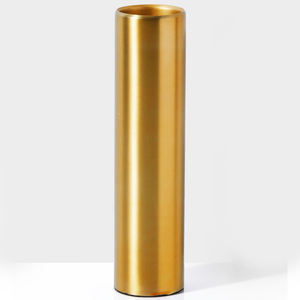 Florero de cilindro superior de mesa chapado en oro para sala de estar, mesa de Metal chapado en oro, centros de mesa, macetas de flores - Product Image 3