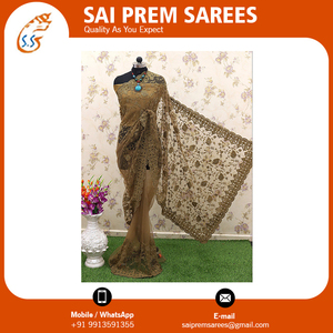 Chất Lượng Tốt Nhất Màu Hồng <span class=keywords><strong>Sarees</strong></span> <span class=keywords><strong>Net</strong></span> Cho Phụ Nữ Mới Nhất Thiết Kế Đám Cưới Mặc Từ Ấn Độ Số Lượng Lớn Cung Cấp Của Ấn Độ Và Pakistan Quần Áo - Product Image 6
