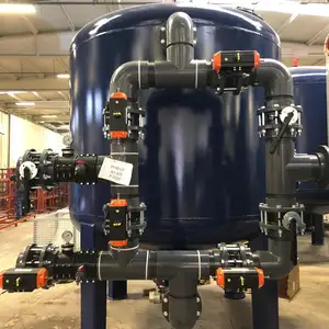 Sand Filter Systems With FRP Tank 10 M3/hour With Surface Piping