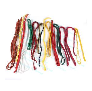 Cordón ceremonial de poliéster, seda, acrílico y cordón de hombro con gancho chapado en oro/plata - Product Image 3