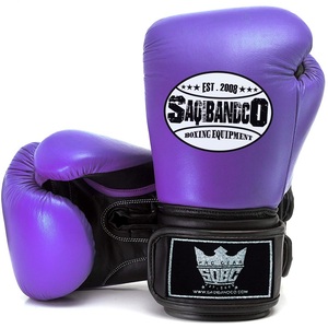 Gants de boxe avec sac violet, gants de Combat MMA Muay Thai et gants d'entraînement au Combat - Product Image 2