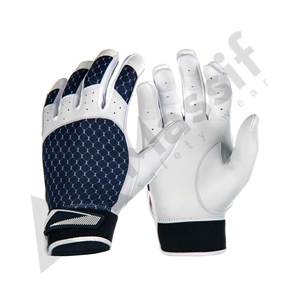 Gants de frappeur de baseball en cuir pour gaucher fabriqués au Pakistan pour la position du receveur - Product Image 3