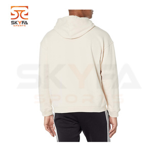 Sudaderas con capucha de material puro, diseño personalizado, moda, color blanco - Product Image 3