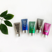 Crème BB Ekel 50ml - 5 types de collagène, aloès, or d'escargot, escargot, perle - Fabriqué en cosmétique coréen - Maquillage de style coréen