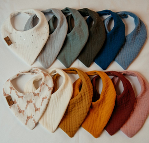 100% coton bébé bavoir bandana bavoirs en gros réglable lavable bébé alimentation bavoirs fabricants personnalisés - Product Image 2