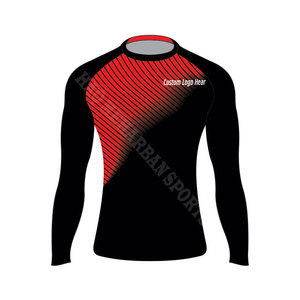 Grappling MMA Rash Guard <b>Design</b> Your Own Sublimation <b>Compression</b> <b>Shirt</b> Bjj Rashguard <b>Custom</b> Printed Mens Men Technology OEM - Product Image 1