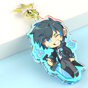 <span class=keywords><strong>Porte</strong></span>-clés en acrylique personnalisé, imprimé, irisé, découpé au laser, double face, holographique, mignon, <span class=keywords><strong>kawaii</strong></span>, dessin animé, par le fabricant - Product Image 5