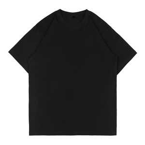 Vente en gros OEM T-shirt en jersey lourd 240 g/m² pour hommes, manches courtes, col rond, design basique, taille plus - Product Image 1