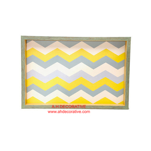 Plateau rectangulaire en bois MDF écologique, Design personnalisé, pour le café et les Fruits - Product Image 2