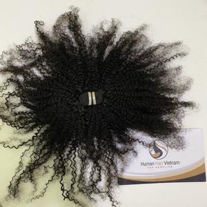 Remy sin procesar cutícula alineada rizado vietnamita virgen cabello humano completo grueso sin caída - Product Image 1