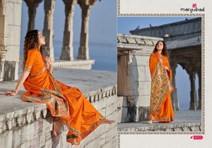 Banarasi-ropa de boda tradicional india para mujer, seda suave, diseño a la moda, venta al por mayor en línea - Product Image 2