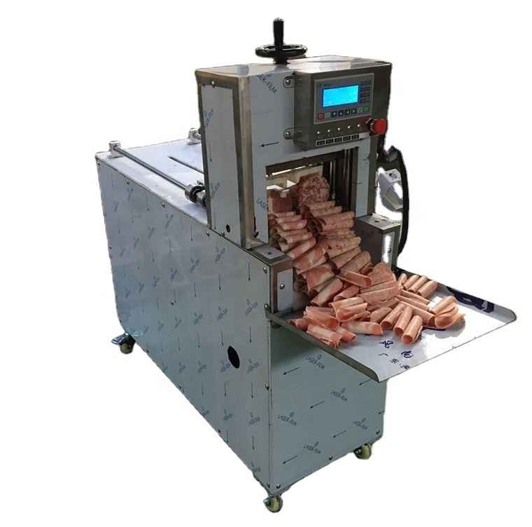 Máquina de corte de carne congelada automática, cortador de carne/cortador de linguiça