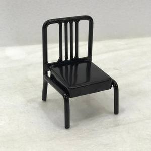 Maison de poupée en métal Miniature, accessoires, chaise de jeu pour enfants, échelle 1:12 - Product Image 5