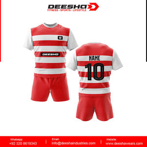 Maillots de football américain personnalisés de haute qualité, respirants, antibactériens, anti-UV, options grandes tailles, uniformes en gros, 100% coton - Product Image 4