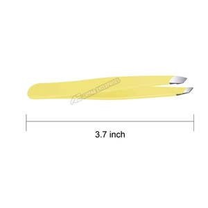 Nouveau Design Pince À Épiler De Qualité Supérieure Jaune Couleur Sourcil Pince À Épiler - Product Image 6