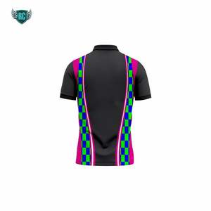 Polo personalizado Unisex más vendido nuevo diseño ropa deportiva transpirable talla grande para adultos logotipo personalizado impresión por sublimación - Product Image 3