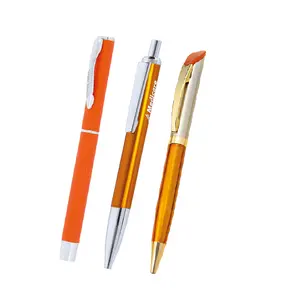 Bolígrafos de Metal de 1,0mm de calidad con logotipo personalizado de diseño de lujo coloridos para negocios de estudiantes de oficina, la mejor venta al por mayor para hombres y mujeres - Product Image 1