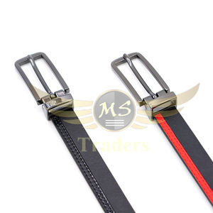 Double Alloy pin Buckle clip pu Leather Women <b>slim</b> <b>belt</b> Two Colour New Classic Vintage Best Cheap quality Women - Product Image 3