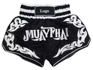 กางเกงขาสั้นต่อสู้ MMA พิมพ์ลายกำหนดเองสำหรับคิกบ็อกซิ่งและมวยไทย - Product Image 3
