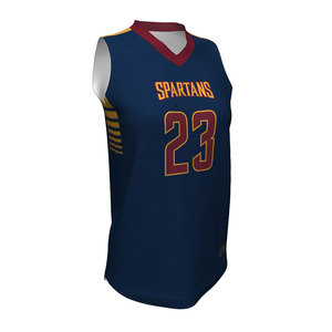 Ensemble de maillots de basket-ball imprimés Hip Hop OEM pour hommes, vêtements de sport d'extérieur, vêtements de gym, ensembles pour hommes, uniforme de basket-ball de haute qualité à séchage rapide - Product Image 1