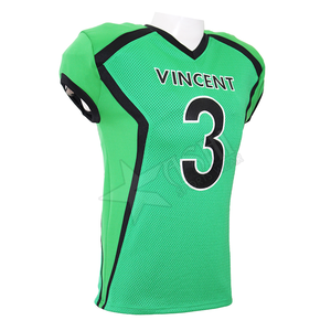 Uniforme de fútbol americano para adultos hecho a medida 100% poliéster Jersey transpirable de talla grande ropa de fútbol personalizada - Product Image 6