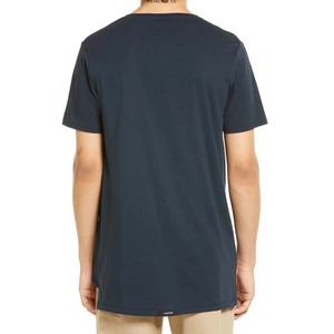 Camiseta cómoda de algodón con cuello redondo y manga corta para hombre, camiseta personalizada al por mayor, camisetas de cuello redondo de talla grande de alta calidad - Product Image 2
