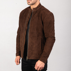Veste de sport en cuir personnalisée avec logo, coupe-vent, imperméable, grande taille, vente en gros - Product Image 5