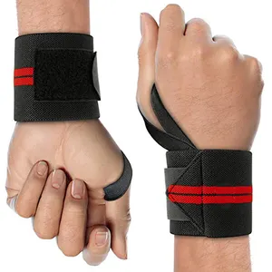 शरीर सौष्ठव शक्ति प्रशिक्षण कलाई का समर्थन करता है के लिए Wraps भारोत्तोलन समायोज्य