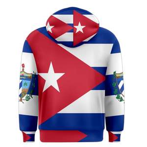 ใหม่Cubaคิวบาธงระเหิดผู้ชายPullover HoodieขนาดS-5XL - Product Image 2