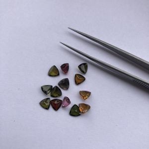 5mm Naturel Multi Tourmaline Pierre À Facettes Trillion Coupe Calibré En Vrac Semi Précieuse Pierre Précieuse Grossiste En Vrac du Fournisseur - Product Image 1