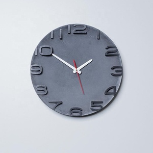 Minimalist Round Metal Wall <b>Clock</b> Analog Quartz <b>Silent</b> Design for Living Room - Product Image 1