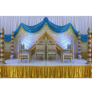 Sankheda เก้าอี้ Vidhi สำหรับงานแต่งงาน,ชุดเก้าอี้ผ้าคลุมศีรษะสำหรับงานแต่งงานแบบอินเดียลดราคาลง - Product Image 1