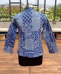 Veste Kantha en coton faite à la main en gros, manteau traditionnel fait à la main, kimono Kantha vintage, veste réversible d'hiver, taille plus - Product Image 3