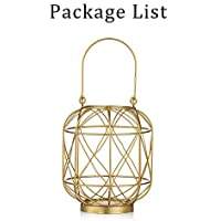 Fil de fer Cage métal lanterne décorative extérieur adapté suspendu Table de mariage pièce maîtresse et usage domestique bougeoirs et bocaux - Product Image 4